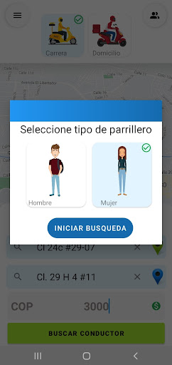 Mototaxi GO Screen 2