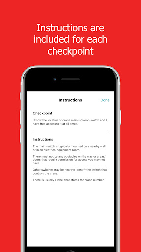 Konecranes CheckApp Screen 2