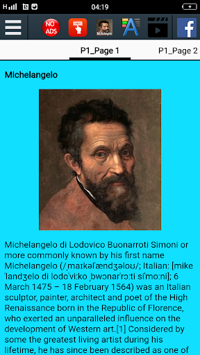 Biography of Michelangelo