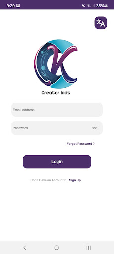 Android application Creator Kids screenshort