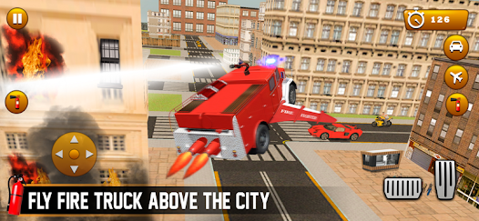 Fire Truck Rescue Simulator 3D  screenshots 2