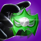 Hand spinner superheroes icon