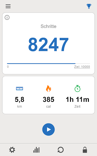 Schrittzähler & Kalorien ekran görüntüsü