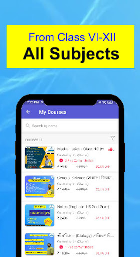 Android application Assam Course screenshort