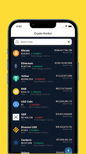 Crypto Market Screen 3