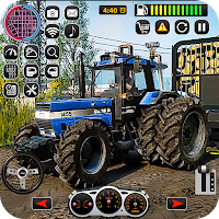 大型トラクター農業ゲーム 3D