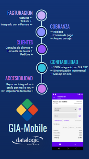 Android application GIA-Mobile screenshort