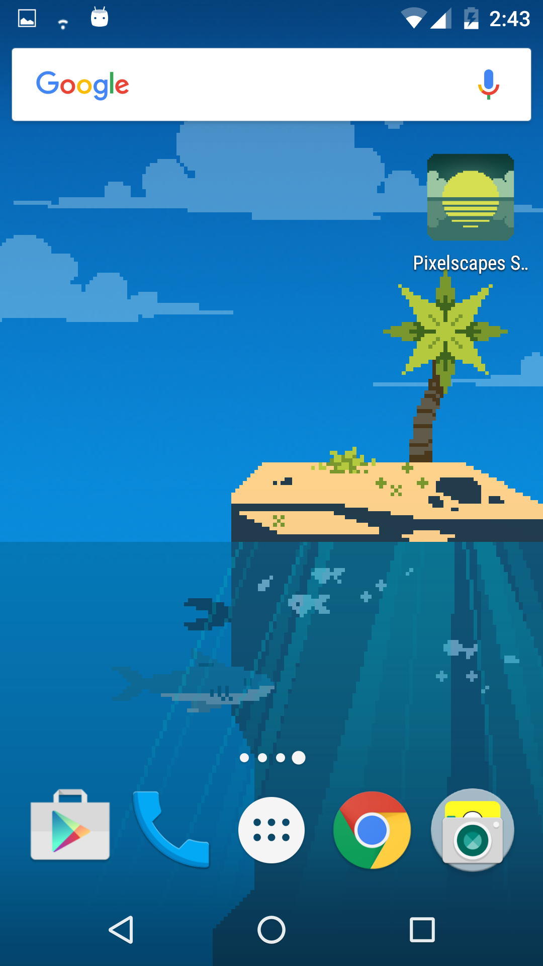 Android application Pixelscapes Wallpaper screenshort
