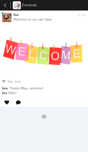 VLN Team Messenger Screen 3