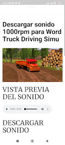 Screenshot 8 Sound World truck driving simu android