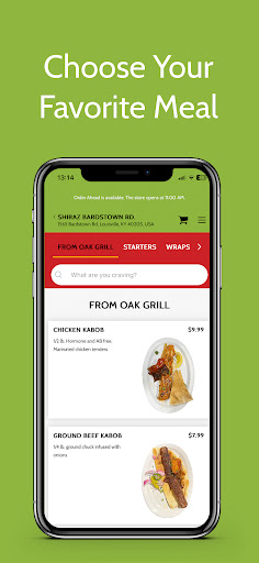 Shiraz Mediterranean Grill Screen 2