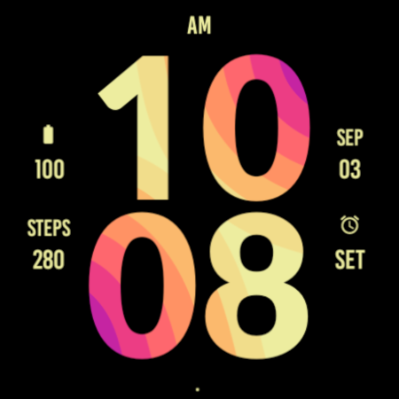 Big Happy Watch Face screenshot 3