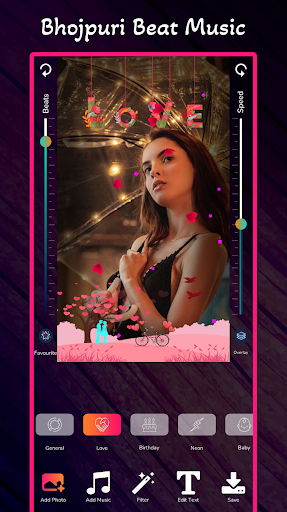 Android application Bhojpuri Bit Music Video Maker screenshort