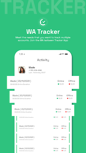 WATracker - WALastSeen Tracker Screen 3