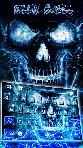Android application Blueskull Keyboard Theme screenshort