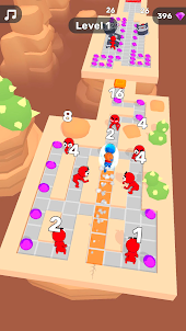 Level Up Run Puzzle Game