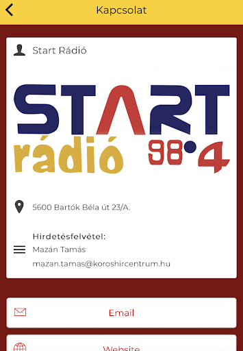 Start Rádió Screen 3