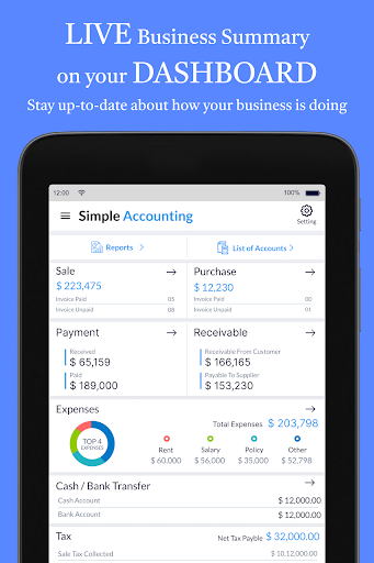 Screenshot of Accounting Bookkeeping