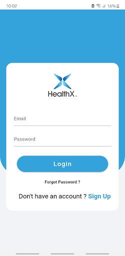Android application HealthX Doctor screenshort