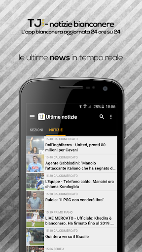 Android application TJ - Notizie Bianconere screenshort