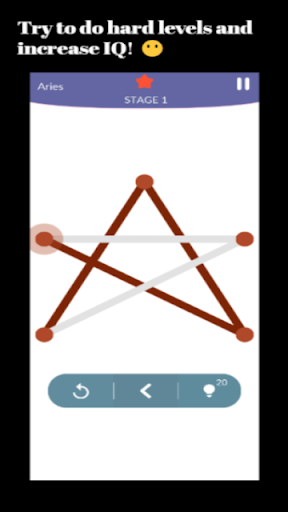 LINE –One Line Dot Connect Screen 3