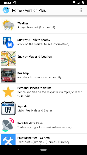 Android application Rome Tourist Travel Guide screenshort