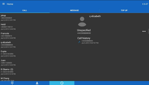 Screenshot of CallPirates - Cheap calls