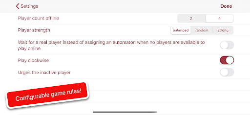 Italian Buraco alone or online Screen 3