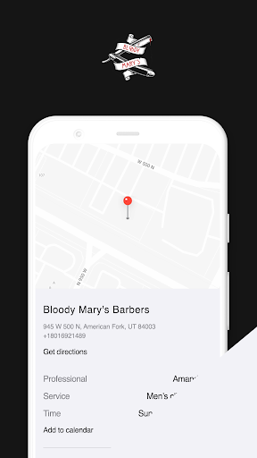 Android application Bloody Marys Barber screenshort