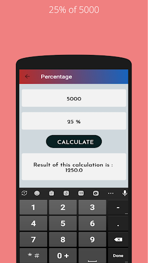 Easy Percentage Count Screen 3