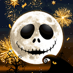 Cover Image of 下载 Spooky Gold Moon - Wallpaper  APK