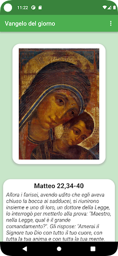 Android application Vangelo del Giorno screenshort
