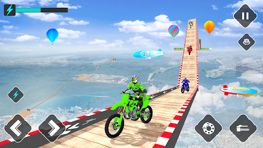 Bike Stunt Racing Games: Crazy