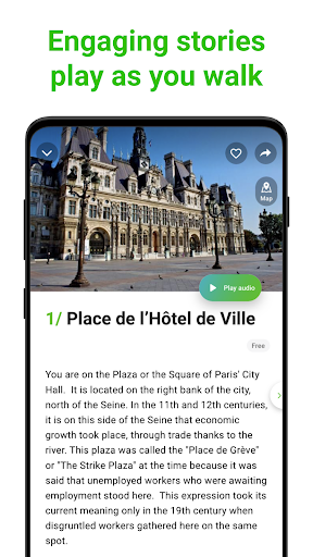 Paris Tour Guide:SmartGuide Screen 2