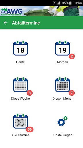 AbfallinfoCW Abfall App Calw Screen 2