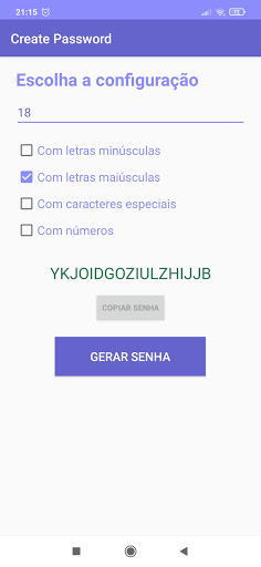 Create Password Screen 2