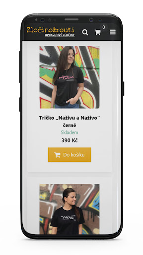 Android application Opravdové zločiny screenshort