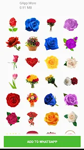 Flowers Stickers For Whatsapp