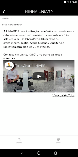 MINHA UNIARP Screen 3