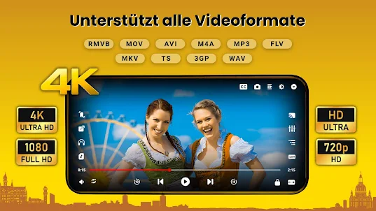 HD Video Player Alle Formate