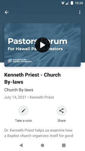 Hawaii Pacific Baptist Conv Screen 3