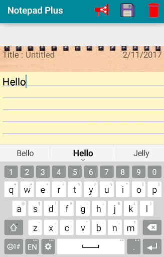 Notepad Lite Screen 2
