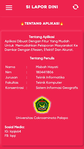 SI LAPOR DINI SUKAMAJU SELATAN