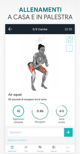 Fitness e allenamento a casa screenshot 2