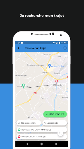 Android application ilévia réservation screenshort