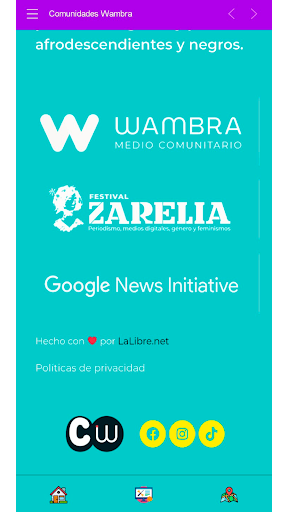 Comunidades Wambra Screen 3