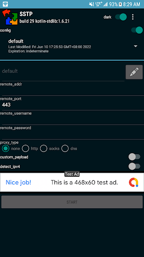 Android application SSTP Max screenshort