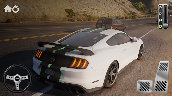 Driving Muscle Car Mustang GT 0.1 APK screenshots 2