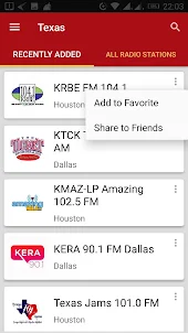 Texas Radio Stations - USA
