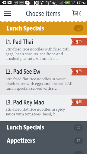 Thai Select DFW Screen 3